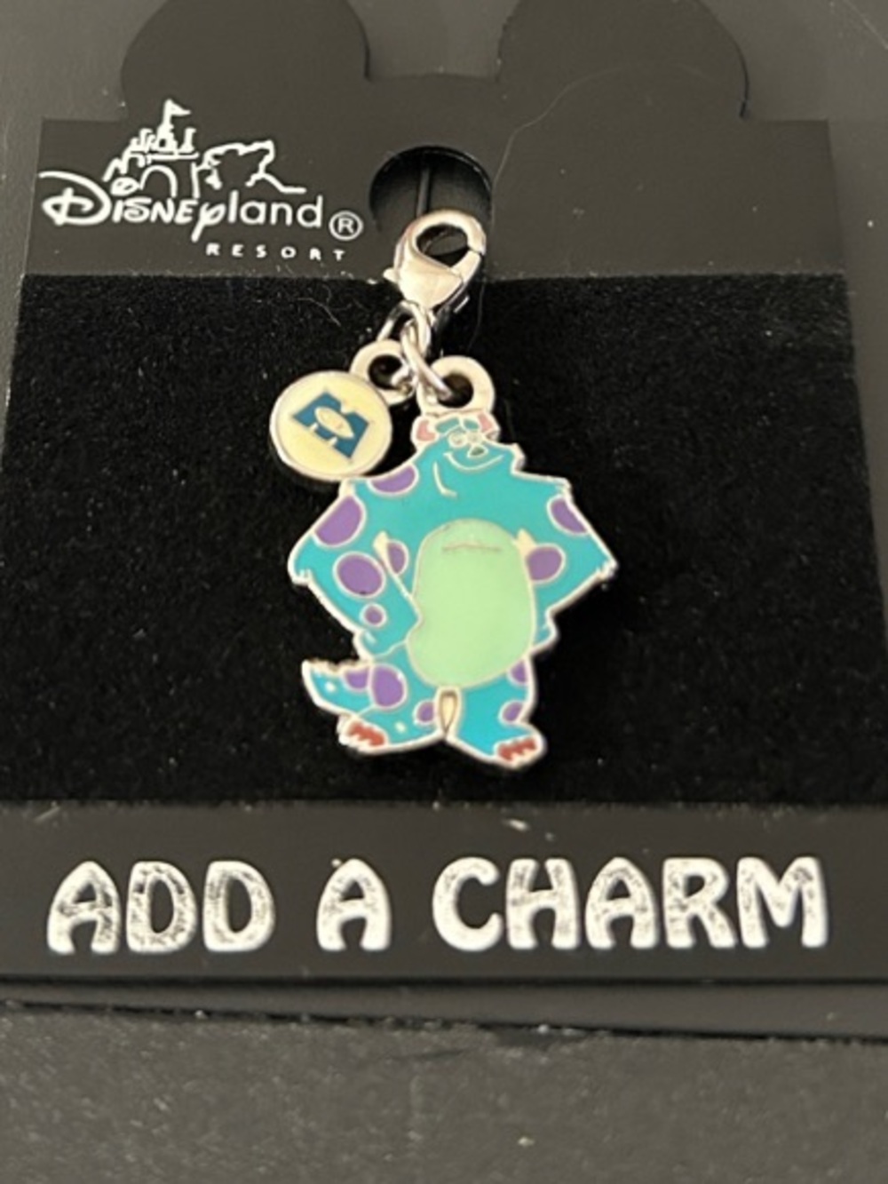 Disney Sulley add a Charm Bracelet - Teal, Purple, Green